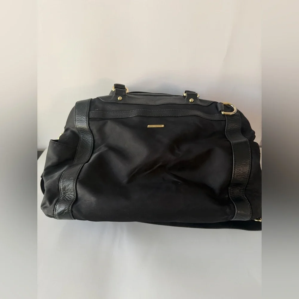 Rebecca Minkoff Black Handbag‎ with Gold Accent